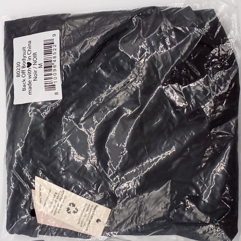 Free People We Are HAH Back Off Bodysuit Noir Black - Picture 12 of 15